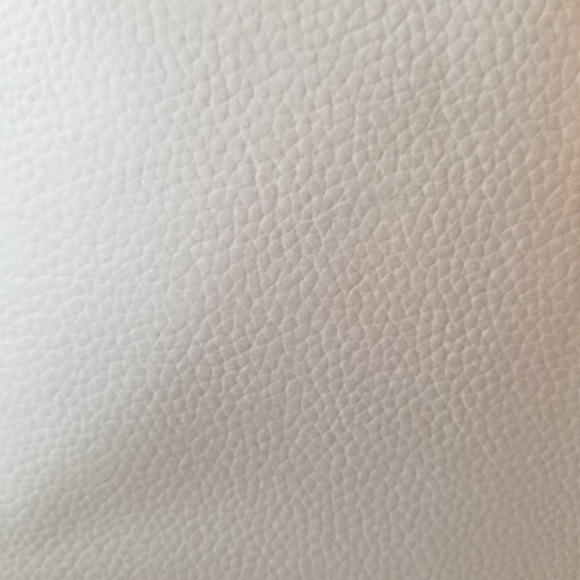 Joy & Iman Leather Timeless Chic Leading Lady Satchel Bag White and Tan Two Tone - Picture 4 of 14